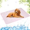 LEZUAN Tappetino Refrigerante per Cani e Gatti, Autoraffreddante Lavabile per Animali Domestici (Rosa, 40x50cm)