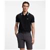 BOSS GREEN Boss Polo Paddy in piqué di cotone Black Uomo