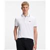 BOSS GREEN Boss Polo Paddy in piqué di cotone White Uomo