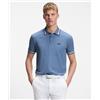 BOSS GREEN Boss Polo Paddy in piqué di cotone Open Blue Uomo