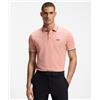 BOSS GREEN Boss Polo Paddy in piqué di cotone Light Pastel Pink Uomo