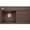 Blanco Zenar 45 S-F SILGRANIT® PuraDur® con comando di Ablue, bacino sinistro o cavo (colore: cafe)