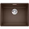 BLANCO SUBLINE 500-F - Lavello da cucina in granito filo-top per basi di lavello con larghezza di 60 cm - SILGRANIT - Marrone - 523537