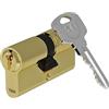 Yale 500 Plus Serie Euro Cilindro - Doppio - 30/45 - Ottone lucidato - Quantità di cartone 1