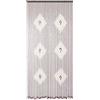 VERDELOOK Tenda in Legno, 100x220 cm, Fantasia rombo Marrone Beige, Fili 66