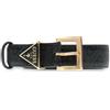 GUESS cintura Noelle Adjustable Belt H25 W85 Coal Logo grigio scuro accorciabile