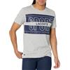Lacoste Maglietta sportiva grafica a maniche corte da uomo, Argento (Chine), 3XL