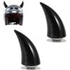 Heting-YQ 2 Pezzi Corno per Casco da Moto Corna da Diavolo per Casco Horns per Casco da Motociclista con Accessori di Decorazione a Ventosa per Adulto Bambino