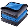 Benekea Panno in Microfibra per Auto, 3PCS / 30x30CM / 840GSM Auto Kit Lavaggio, Qualità Premium per Uso Professionale per la Cura dell'auto o la casa, Panno Asciugatura Auto, Non Sbiadisce o Perde Pelucchi