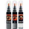 F FIRANTO FIRANTO Kit Riparazione Vernice Auto per Audi LX7P Tornadograu - Set rimuovi Graffi per Vernice Auto 3in1-15ml Primer, Pennarello ritocchi Vernice, Vernice lucidante