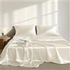 Madison Park Essentials - Set di lenzuola in raso per letto queen size, lussuose lenzuola in raso setoso, con tasca elastica da 35,6 cm, per materassi fino a 40,6 cm, senza pieghe, set di lenzuola in