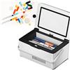 ATSUKO Diabete Mini Frigo, Portatile Refrigeratore per Medicina con LCD Display USB Ricaricabile, Frigo Mini Frigo per Medicinali, Insulina Refrigerata Scatola,2Battery
