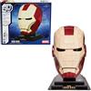 4D Build Kit di Modellismo 4D Marvel Iron Man - Puzzle 3D da 96 Pezzi Con Supporto, Elmo Decorativo da Tavolo per Adulti e Ragazzi, 12+ Anni