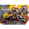 Monster Jam, Monster Mutt vs. Dalmatian Monster Trucks, modellino in scala 1:64, giocattolo per bambini dai 3 anni in su