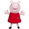 Peppa Pig Red Dress Peppa Soft Toy, 100% Recycled, Peppa Pig Gift, Sustainable Toy, Supersoft Plush