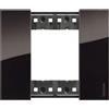 Bticino KA4802DG Living Now Placca 2 Posti, Notte