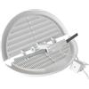 VECAM GRIGLIA PIEGHEVOLE IN PLASTICA Bianco D. 140 mm