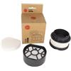 sparefixd Adatto per aspirapolvere Hoover HF9 Kit filtro Stick Aspirapolvere