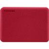 Toshiba Disco rigido esterno Toshiba Canvio Advance da 4 TB rosso