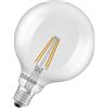 OSRAM Lampada LED Star Globe G125 60 Filamento, 2700 K bianco caldo, 5,9 W, E27, trasparente, 806 lm, 15.000h, per apparecchi a sospensione, forma a sfera grande