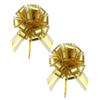 SanKristo 2 PCS Fiocco Grande Regalo, con Nastro Regalo Diametro 17 cm Autotiranti Fiocchi Decorativi Color Metallizzato, Decorazioni Auto, Matrimoni, Feste, Compleanni, Natale, San Valentino, Oro