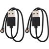 Be In Your Mind 2x Cavo Di Ricarica Magnetico Per Smart Ring Porta Rotonda Da 4,0 Mm Ricarica Rapida Sicura A Scatto