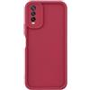 Generico Custodia Cover Compatibile con VIVO Y20S / Y12s (V2026) / Vivo Y20i (V2027)/ VIVO Y11S (V2028) Protezione flessibile ANTIURTO ANTIGRAFFIO Gel Silicone TPU Morbida Matte Ultra Soft Slim Case (Rosso)