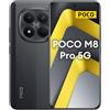 XIAOMI POCO M8 Pro 5G - Smartphone de 12+512GB, Pantalla de 6,83 1.5K AMOLED, Snapdragon 7s Gen 4, cámara de 50MP, Hypercharge 100W, Cargador no Incluido, Negro