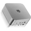 Beelink SER9 Max Mini PC, AMD Ryzen 7 H350 (8 core/16 core, fino a 5,0 GHz), 64 GB di RAM DDR5, SSD 1 TB, 3 schermi (HDMI/DP/USB4), Wi-Fi 6/BT5.2/LAN 2,5 GHz