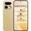 realme 16 Pro 5G Telefono cellulare Smartphone, Display AMOLED 6,78 1.5K 144Hz, 200MP OIS,Selfie 50MP, Batteria 6500mAh, Ricarica Rapida 45 W, IP68/IP69K Resistente (Master Gold, 256, GB, 8, GB)