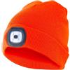 Velamp LIGHTHOUSE: cappellino con luce frontale LED ricaricabile. Arancione