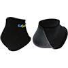 KidSole Gel Heel Strap for Kids with Heel Sensitivity from Severs Disease, Plantar Fasciitis. (Black)