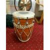 Fatto a mano Strumento musicale tradizionale popolare indiano in legno di mango Dholak cor...