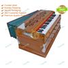 Fatto a mano Indian Cultura 5 Stopper Multifold Bellow Two Reeds 3 Octave 37 Keys Harmonium