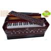 Fatto a mano Harmonium 42 Key Two Reed Harmonium 9 Stopper Chudidaar soffietto con borsa