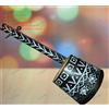 Fatto a mano Strumento in legno Banjo Instrument One-String Canjo Apang dipinto a mano tri...