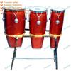 Fatto a mano Fibra Congo con supporto strumento a batteria percussioni