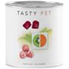 Tasty Pet 2601 Polpette di Maiale, Manzo, Zucca e Piselli Umido per Cani 400 gr