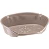 Ferplast Cuccia Cani e Gatti in plastica, Lettino per Cane con Gommini Antiscivolo, Cesta Cane e Gatto 705 X 52 X H 235 cm, Blu