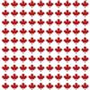 Vistnale Spilla da bavero | Spilla canadese, 100 pezzi di foglia d'acero canadese souvenir bavero, spille con bandiera in metallo smaltato rosso, mini gioielli per uomo donna