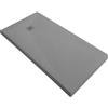OGOMONDO Misure L120 x P80 x H3,5 cm, CONFEZIONE 1 *** Piatto doccia grigio mineral marmo resina antiscivolo h 3,5 cm