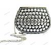 Fatto a mano Borsa a mano da donna nuova in metallo pietra alla moda pochette tracolla Par...