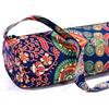 Fatto a mano Tappetino Yoga Borsa da Trasporto con Tracolla Grande Mandala Indiano Portatile