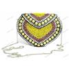 Fatto a mano Borsa a mano da donna alla moda Meenakari pochette borsa a tracolla media