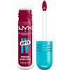 NYX Professional Makeup Gloss Idratante & Lip Tint 2-in-1, Idratazione fino a 12H, Con Vitamina B12 e Magnesio, Lip IV Hydrating Gloss Stain, Tonalità: 19 Magenta Mist, 5 ml