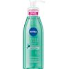 Nivea Sun NIVEA Derma Skin Clear Gel detergente viso (1 x 150 ml), detergente formulato per pelli con imperfezioni, gel viso con acido salicilico e niacinamide