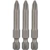 Bosch Professional PH2 - Punta per cacciavite, blu, 49 mm, 3 pezzi