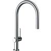 hansgrohe Talis M54 Miscelatore cucina monocomando 210, bocca d'erogazione estraibile, 1 getto, cromo, 72802000