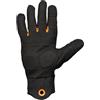Fiskars Guanti Fiskars per asce e attrezzi, Guanti da lavoro, Pollice e dita compatibili con touchscreen, Similpelle/tessuto a rete, Taglia 8, Nero/arancio, 1071129