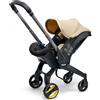 DOONA i Size Seggiolino Auto 0-13 kg e Passeggino SAHARA SAND + BASE ISOFIX